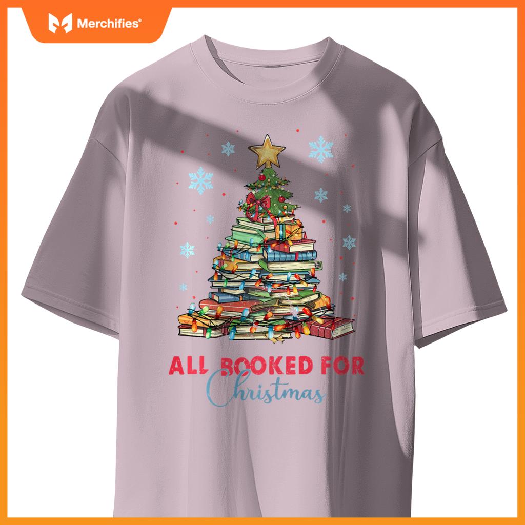 All Booked For Christmas Book Christmas Tree Teacher Library