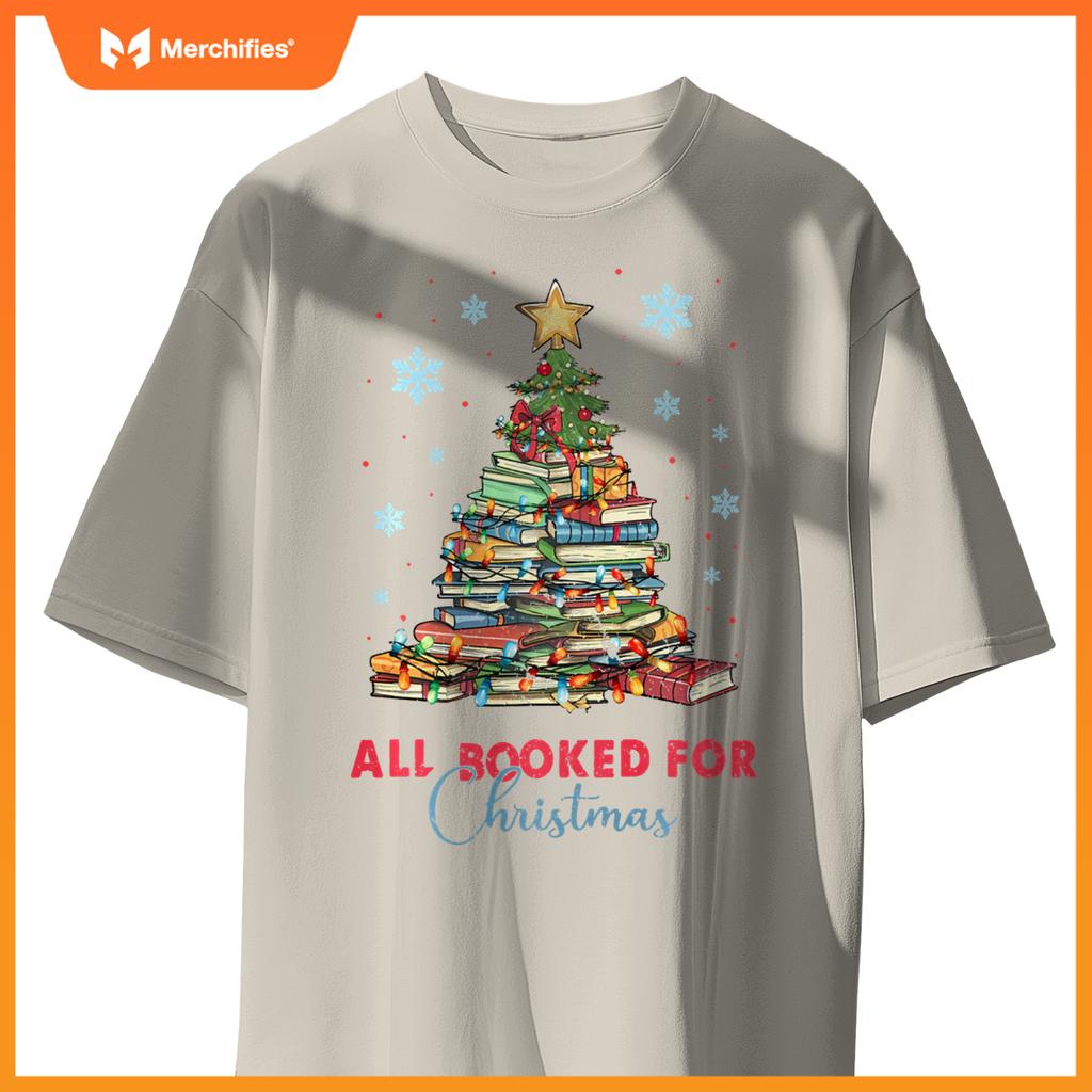 All Booked For Christmas Book Christmas Tree Teacher Library