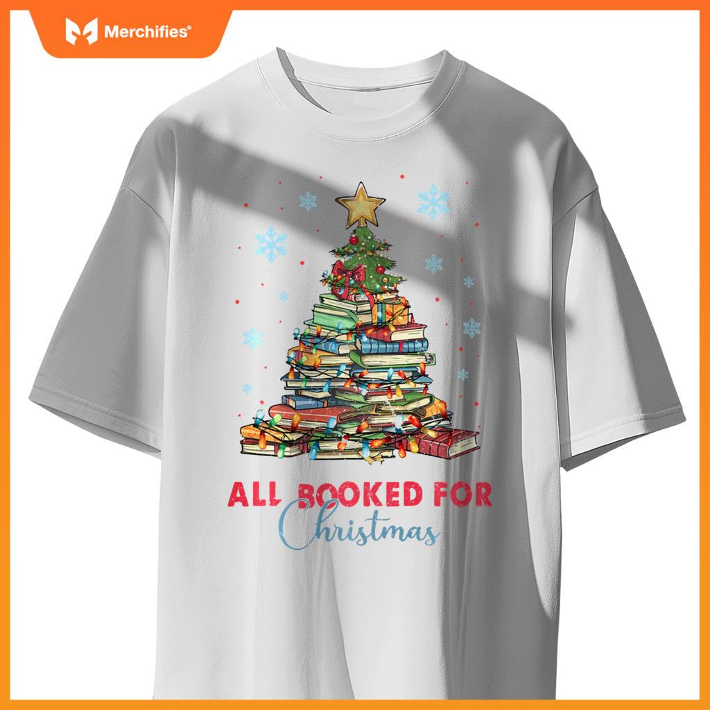 All Booked For Christmas Book Christmas Tree Teacher Library