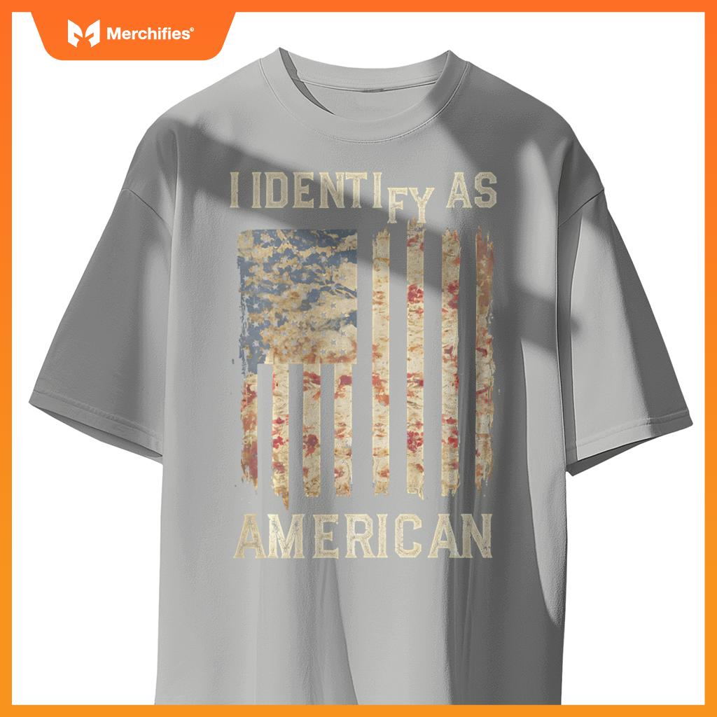 American Flag Patriotic USA Pride Distressed Vintage 4th of T-Shirt
