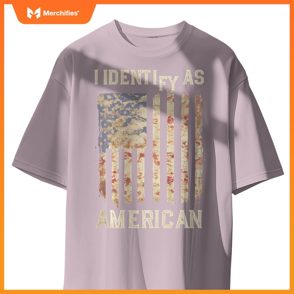 American Flag Patriotic USA Pride Distressed Vintage 4th of T-Shirt