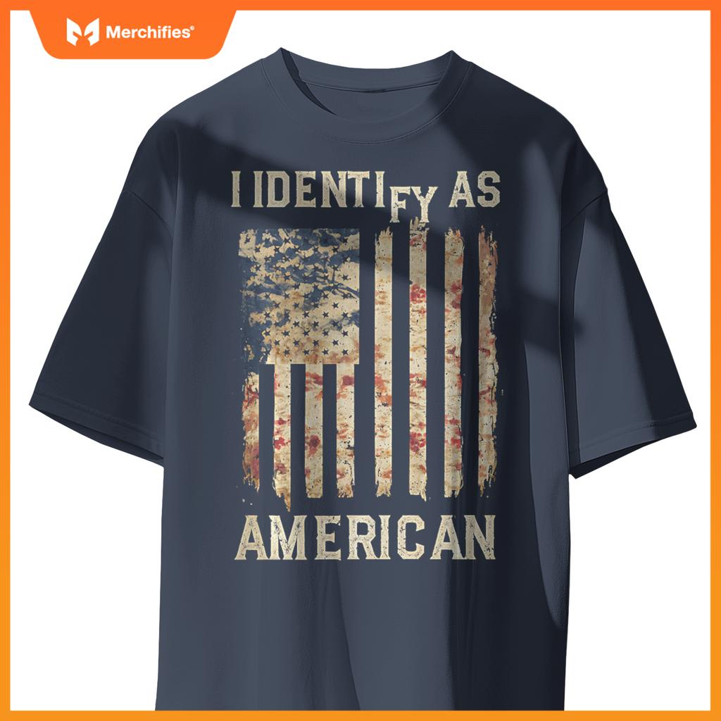American Flag Patriotic USA Pride Distressed Vintage 4th of T-Shirt