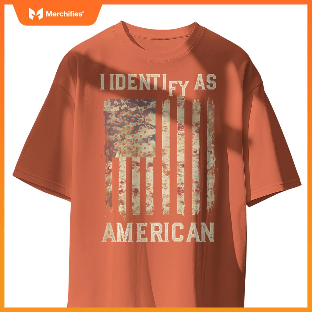 American Flag Patriotic USA Pride Distressed Vintage 4th of T-Shirt