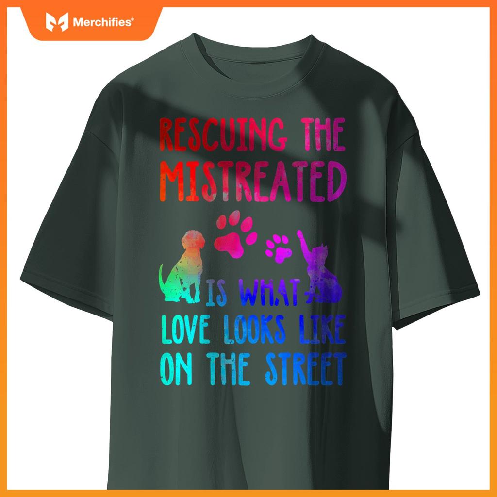 Animal Shelter Volunteer Rescue Dogs T-Shirt