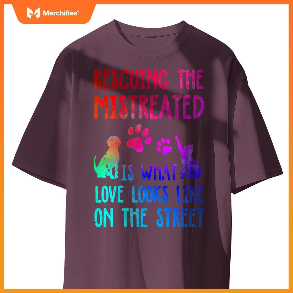 Animal Shelter Volunteer Rescue Dogs T-Shirt