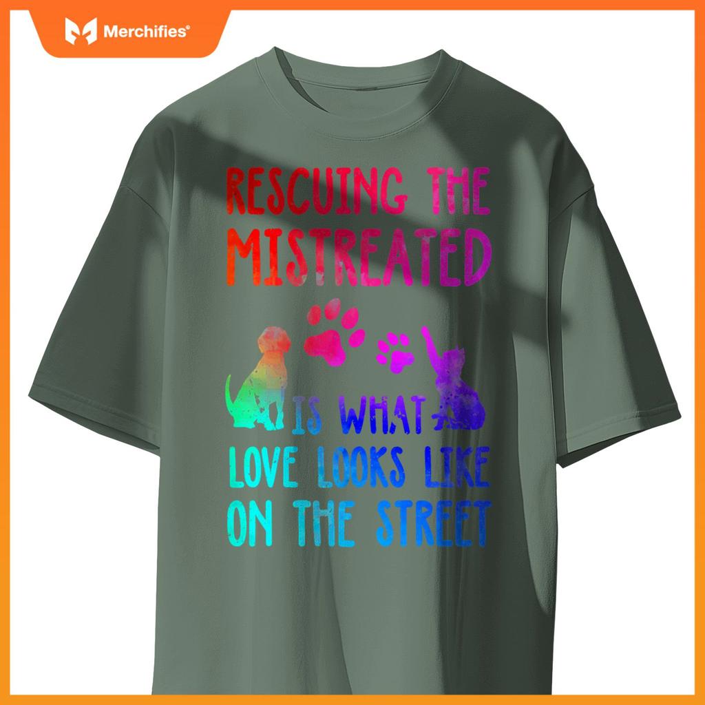 Animal Shelter Volunteer Rescue Dogs T-Shirt