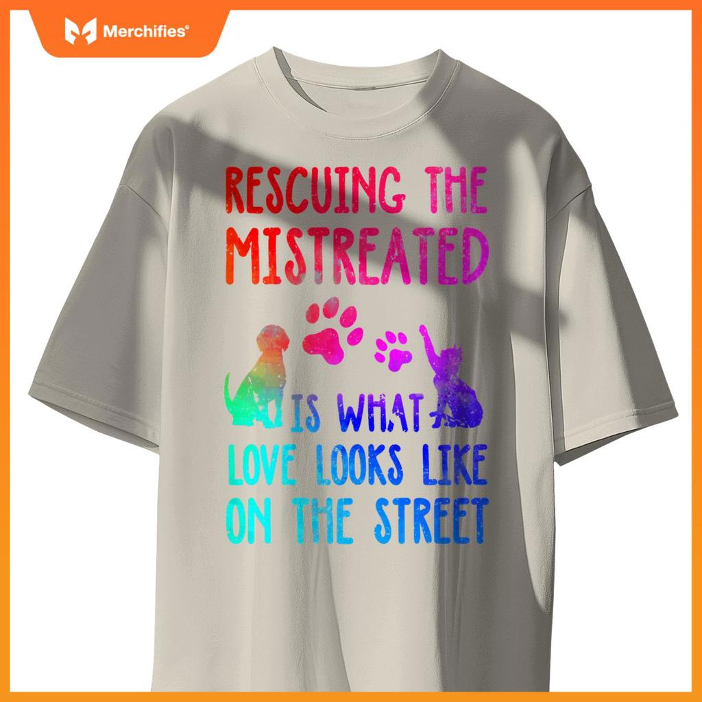 Animal Shelter Volunteer Rescue Dogs T-Shirt