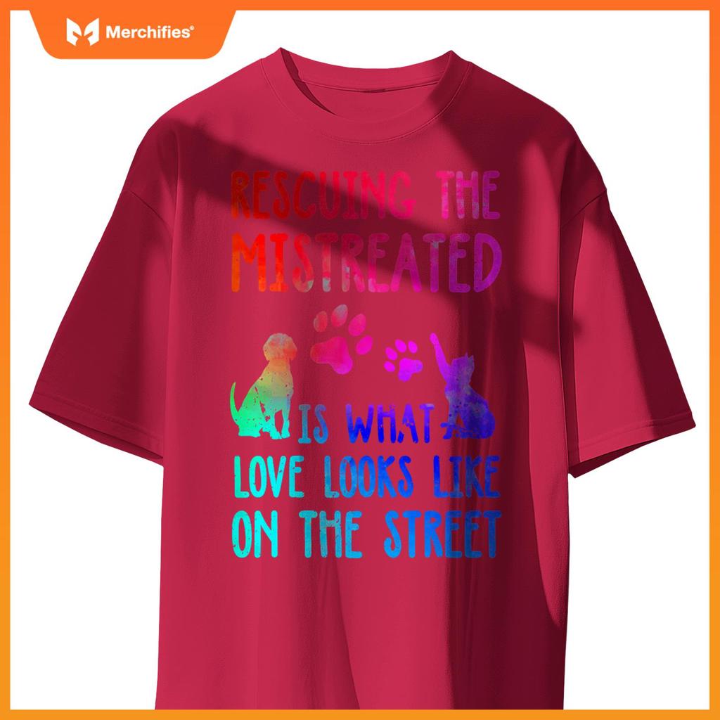Animal Shelter Volunteer Rescue Dogs T-Shirt