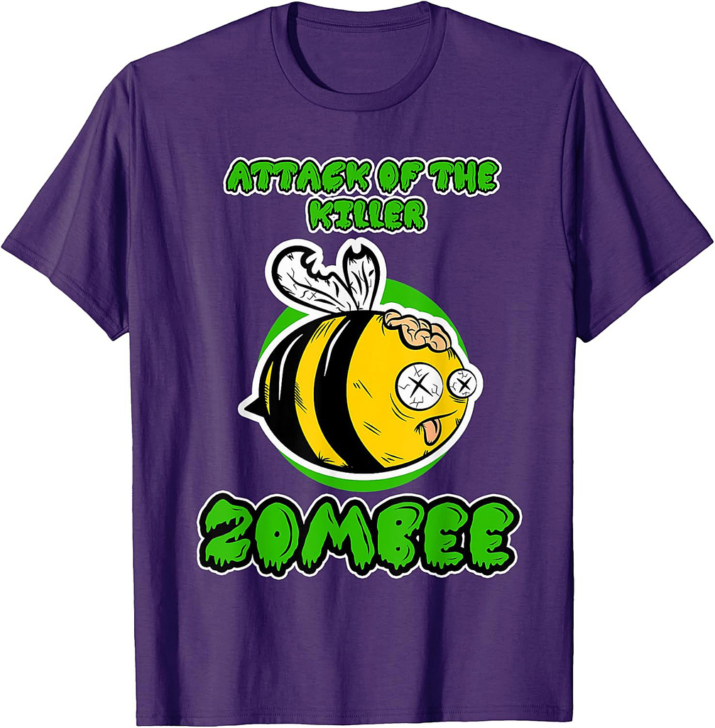 Attack of the Killer Zombee for Beekeeper - Halloween T-Shirt