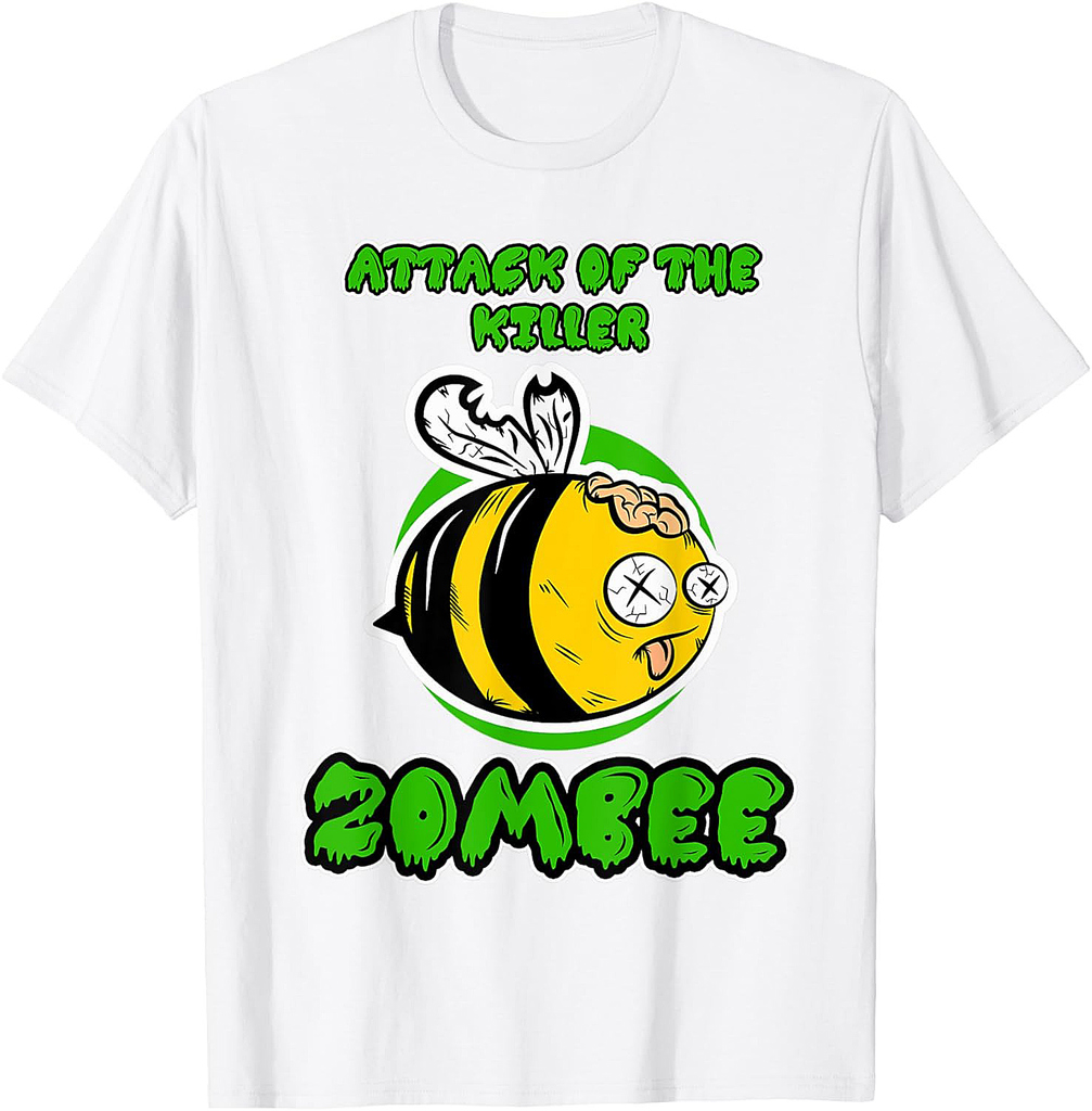 Attack of the Killer Zombee for Beekeeper - Halloween T-Shirt