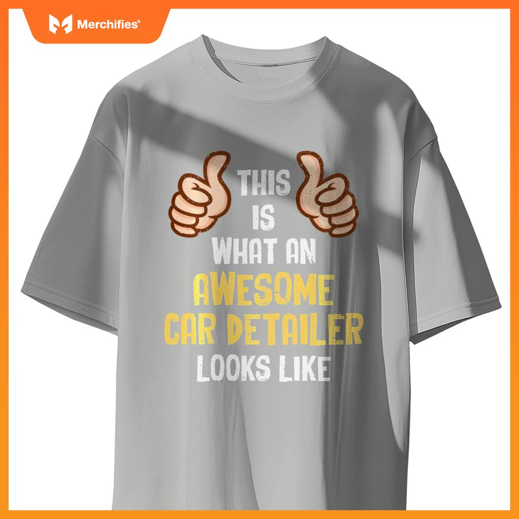 Awesome Car Detailer Car Washer Cleaning Expert Graphic T-Shirt