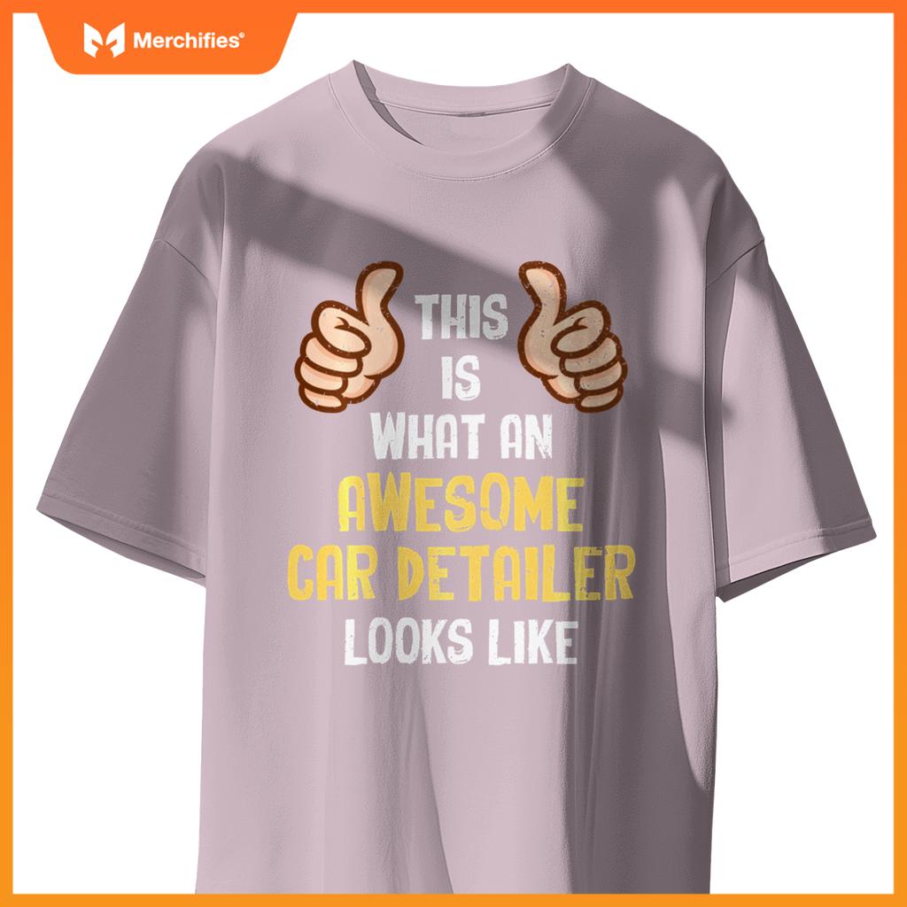 Awesome Car Detailer Car Washer Cleaning Expert Graphic T-Shirt