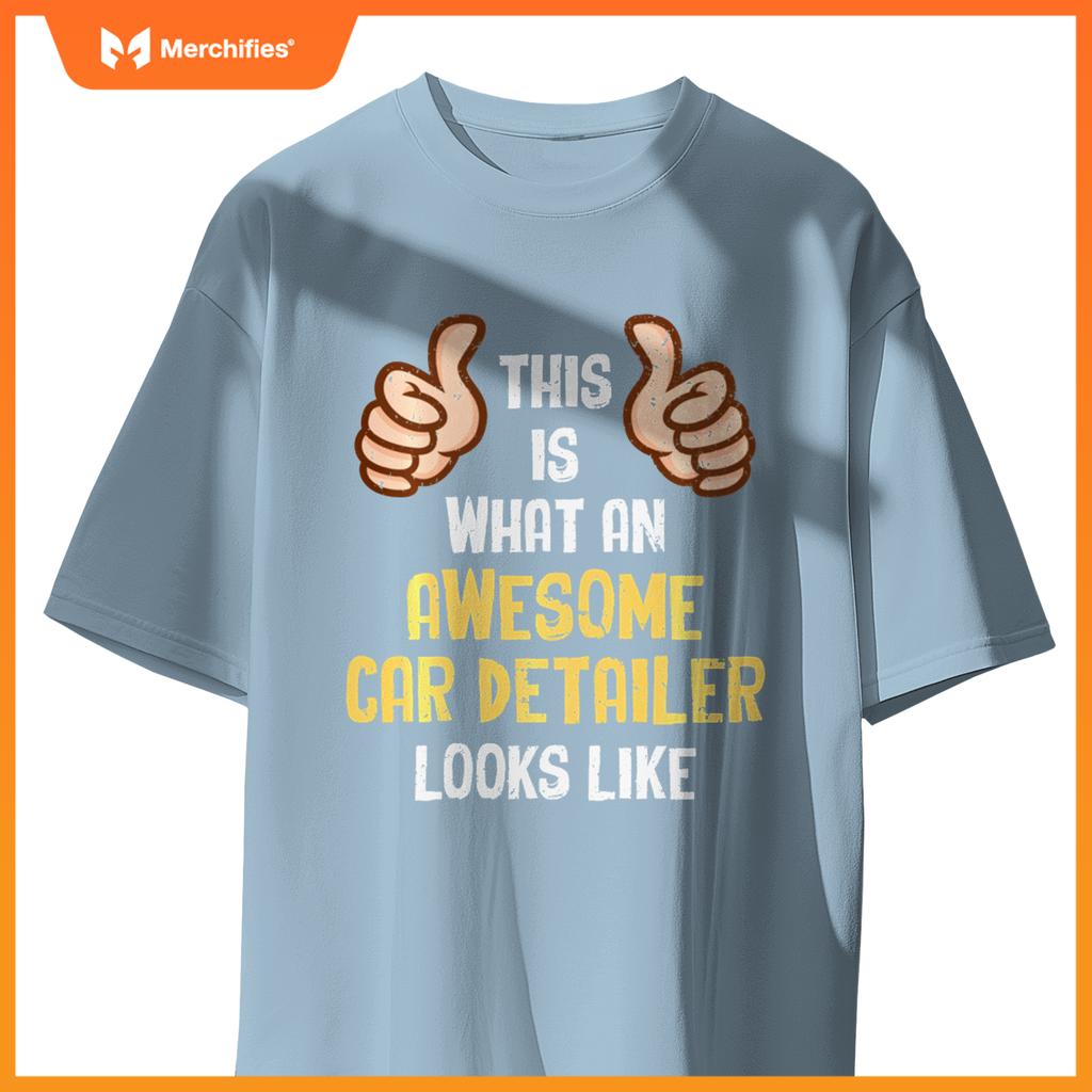Awesome Car Detailer Car Washer Cleaning Expert Graphic T-Shirt