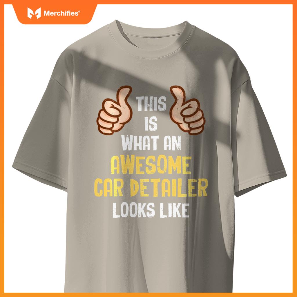 Awesome Car Detailer Car Washer Cleaning Expert Graphic T-Shirt