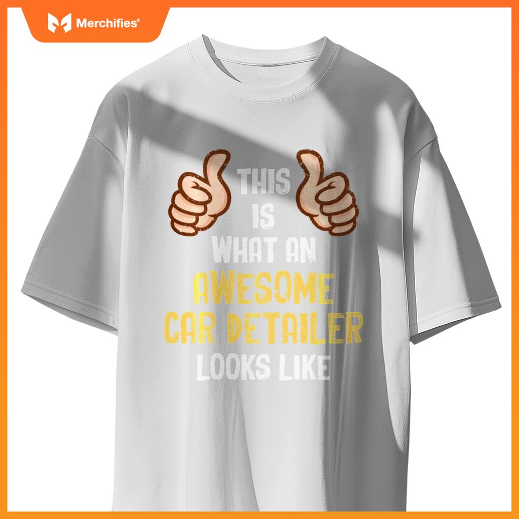 Awesome Car Detailer Car Washer Cleaning Expert Graphic T-Shirt