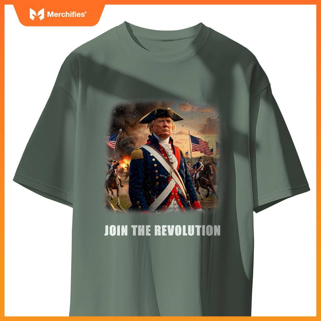 Awesome Trump Patriotic Revolution 2024 President T-Shirt