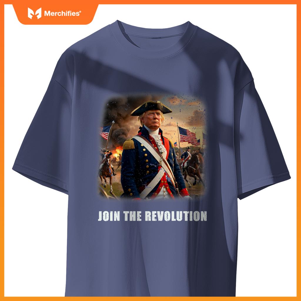 Awesome Trump Patriotic Revolution 2024 President T-Shirt