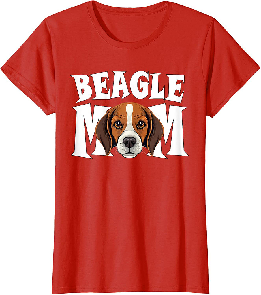 Beagle Mom Cute Beagle Momma Puppy Dog Women's T-Shirt