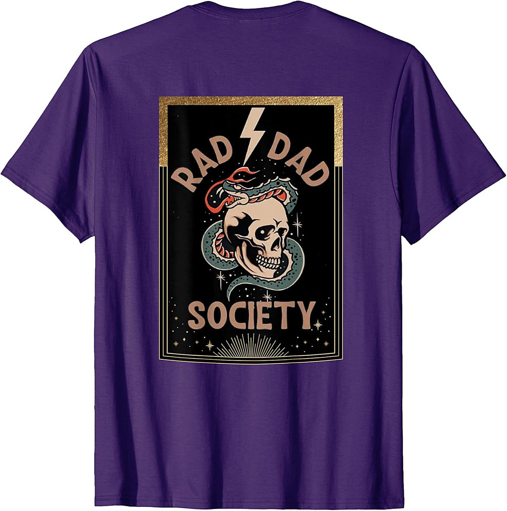 Rad Dad Society , Cool Dad Club, Dad Life Tee, Fathers Day T-Shirt
