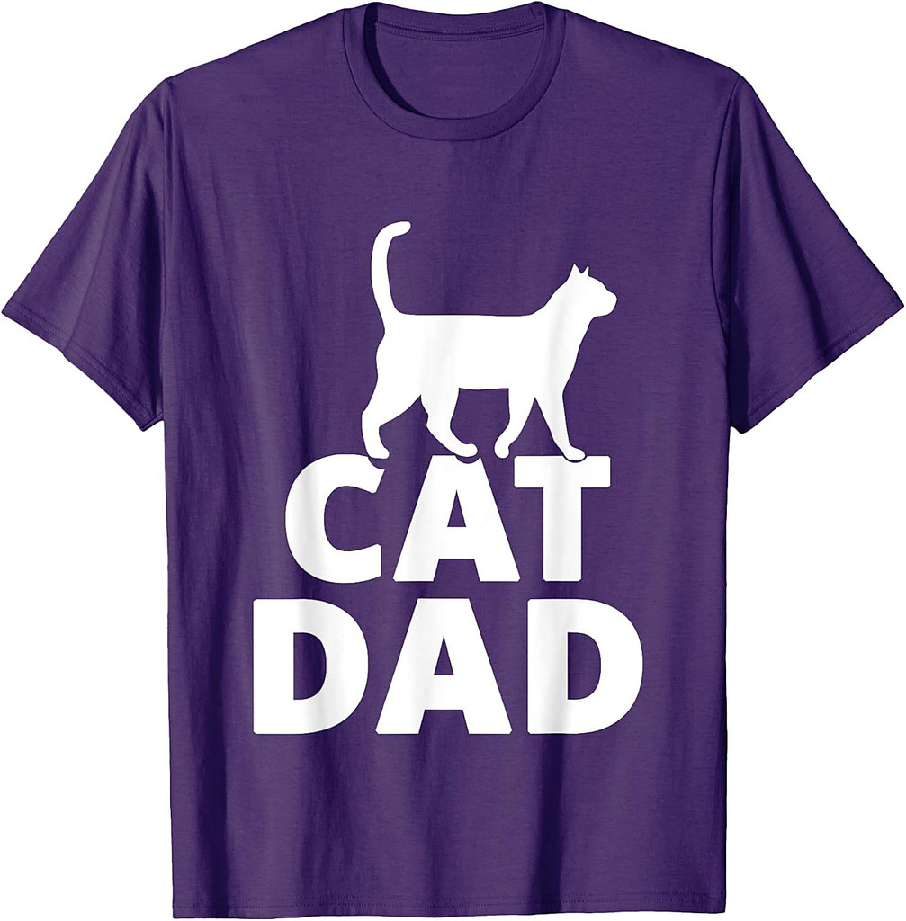 Cat Dad Father's Day T-Shirt