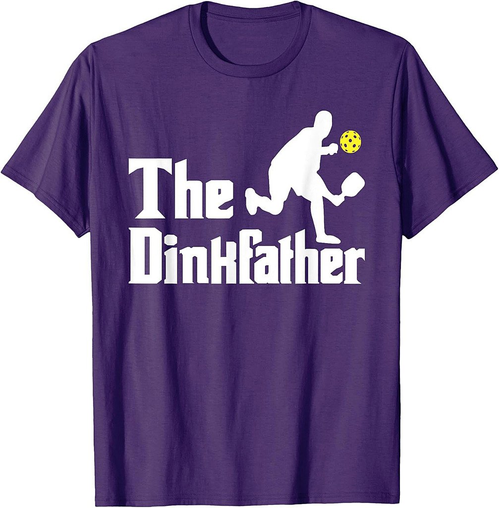 The Dinkfather  Funny Pickleball Player Paddleball Lover T-Shirt