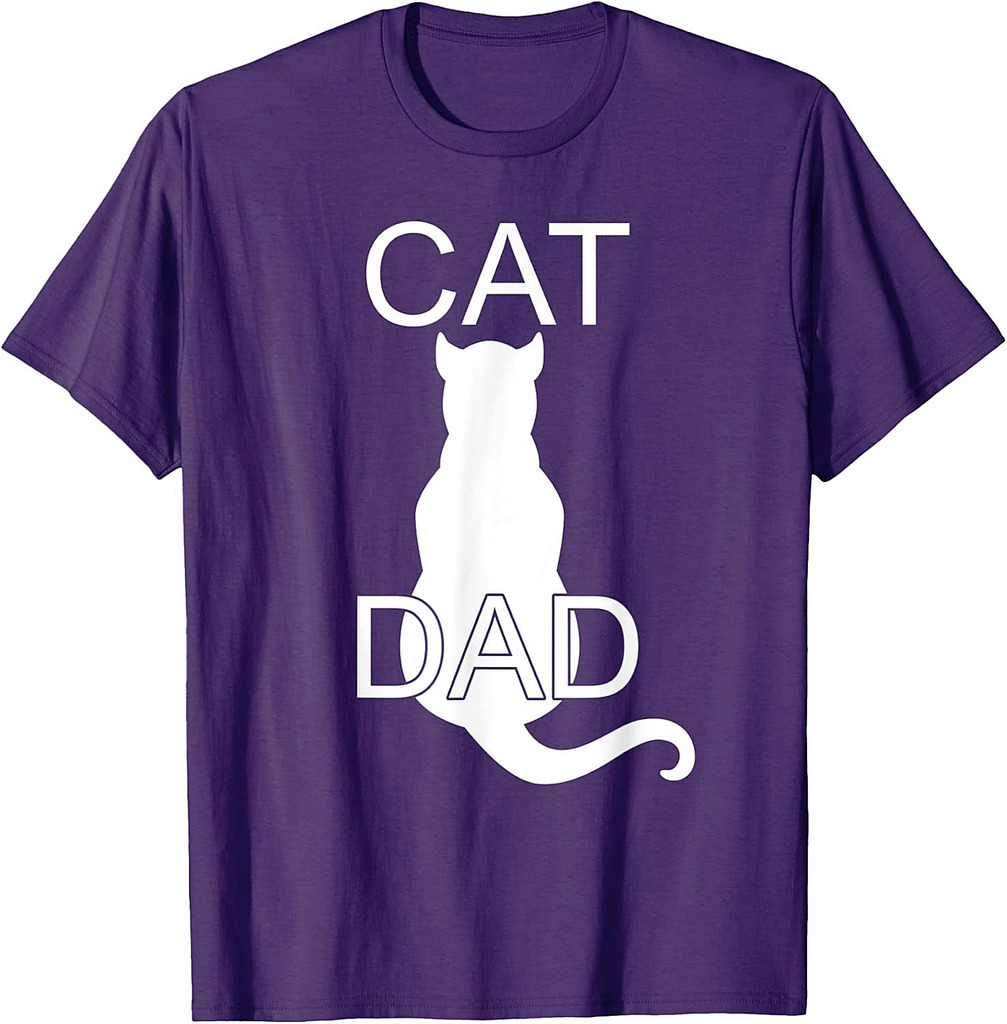 Cat Dad For A Father Father's Day T-Shirt