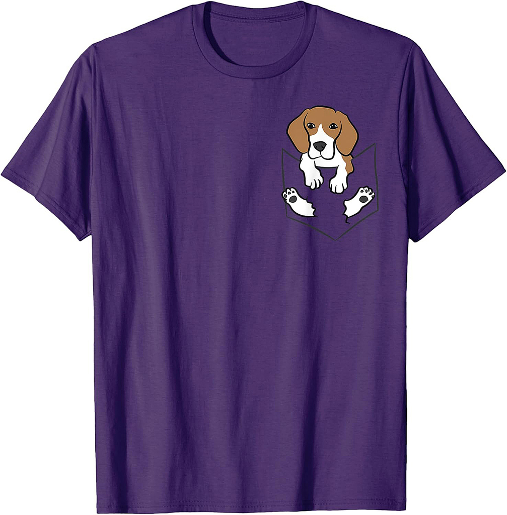 Beagle Dog In The Pocket Cute Pocket Beagle T-Shirt