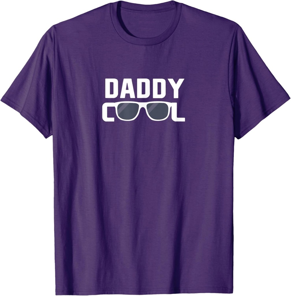 Mens Daddy Cool Dad Fathers Day Idea for Papa Funny Dads Men T-Shirt