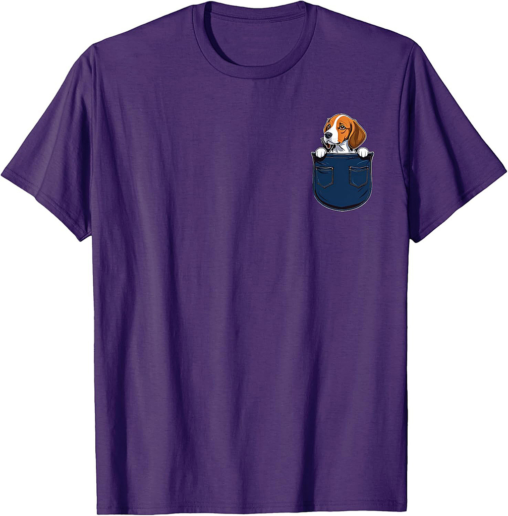 Beagle Dog In The Pocket Cute Pocket Beagle s T-Shirt