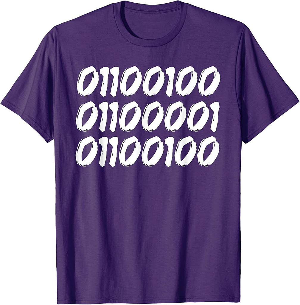 Binary Code Dad Joke Funny Father's Day Idea for Techie Dad T-Shirt