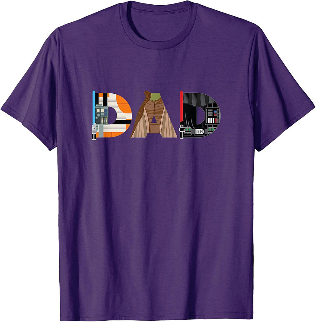 Star Wars Luke Yoda Darth Vader Dad Father’s Day Birthday T-Shirt