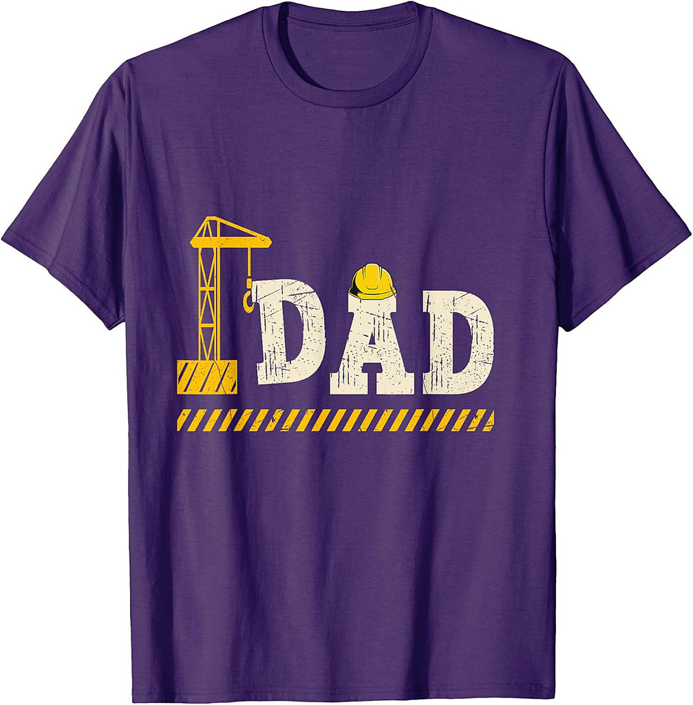Happy Father's Day Construction For Son DAD Father's Day T-Shirt