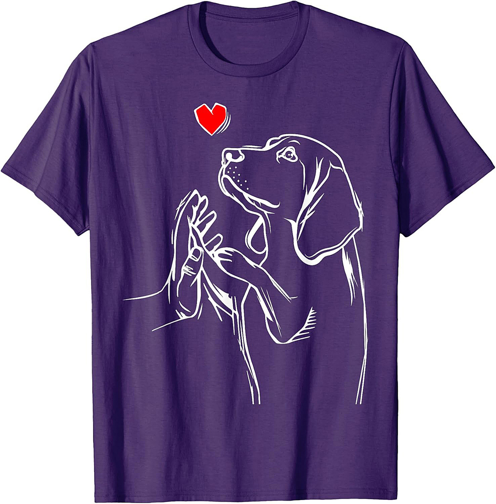 Beagle Love Dog Mom Girls T-Shirt