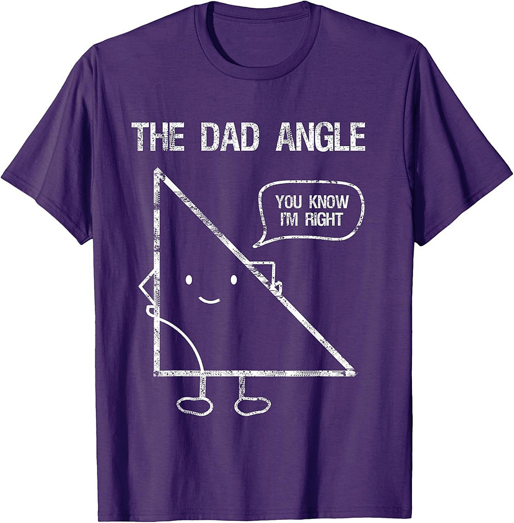 Funny Geometry Shirts for Dads Who Love Math Father's Day T-Shirt