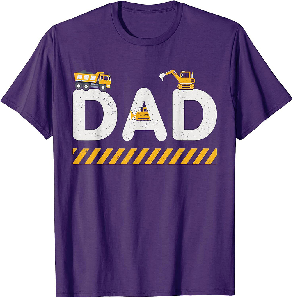 Excavator Dad Father's Day Construction Father T-Shirt