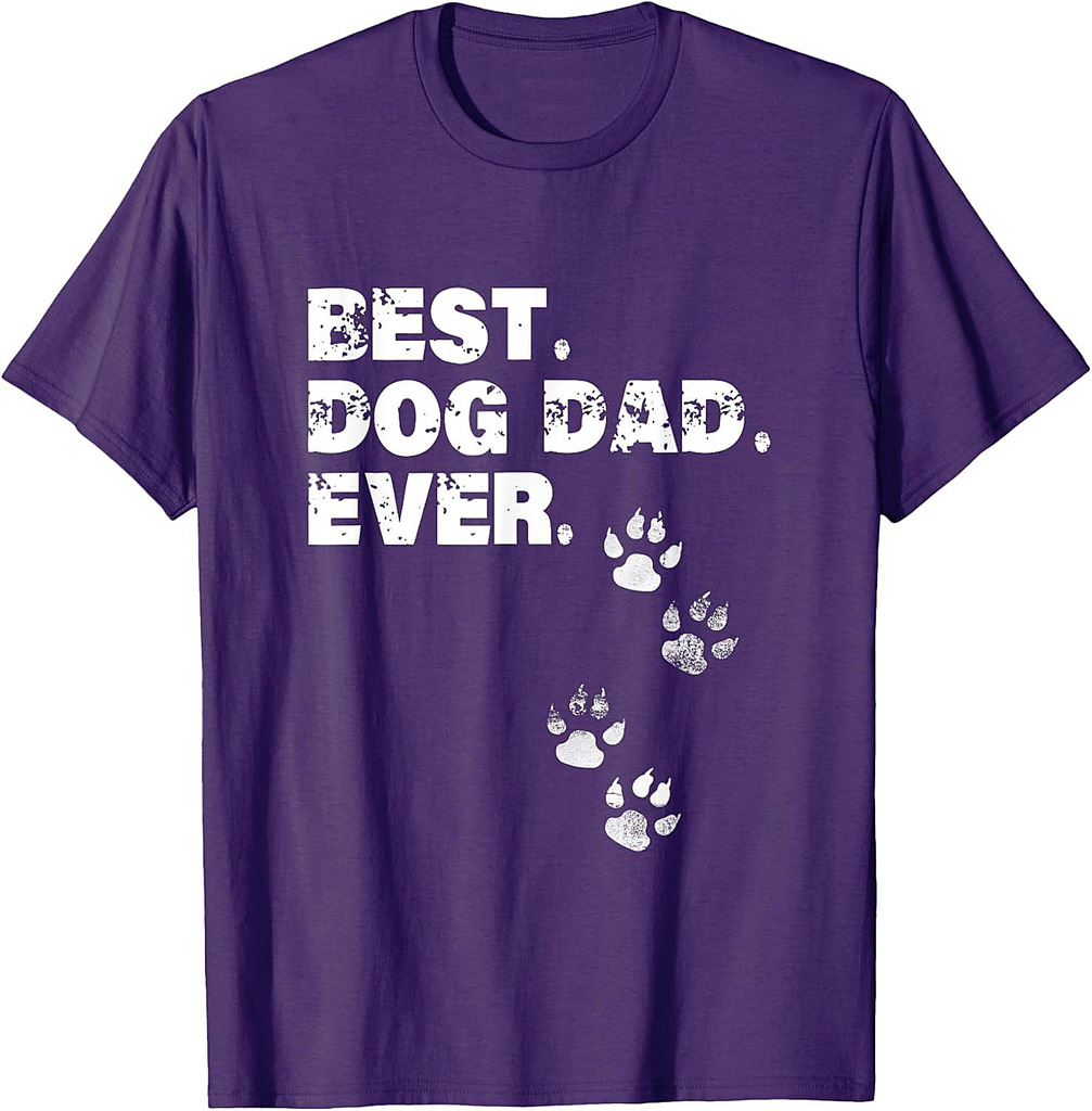 Best Dog Dad Ever Shirt Gift for Father's Day T-Shirt