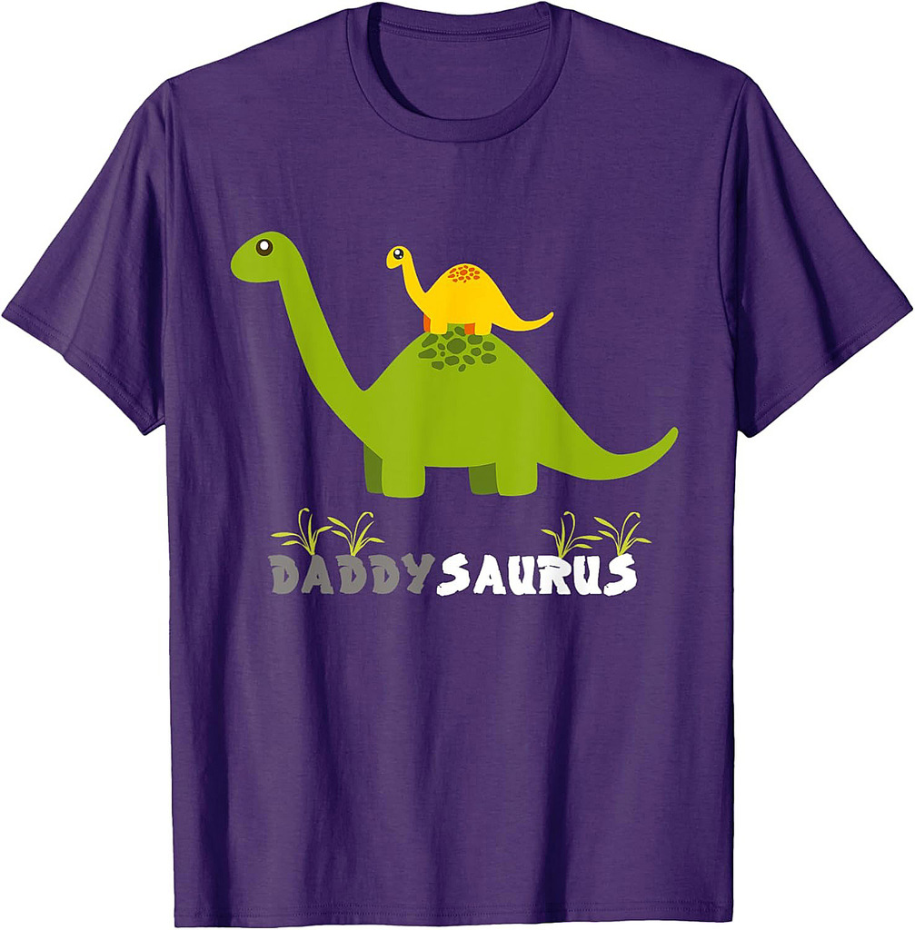 Daddysaurus Shirt Funny Father Dinosaur Daddy Saurus T-Shirt