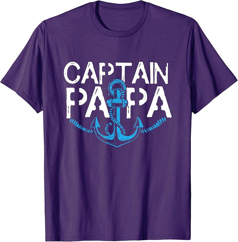 Captain Papa | Sailor Seaman | Father's Day T-Shirt