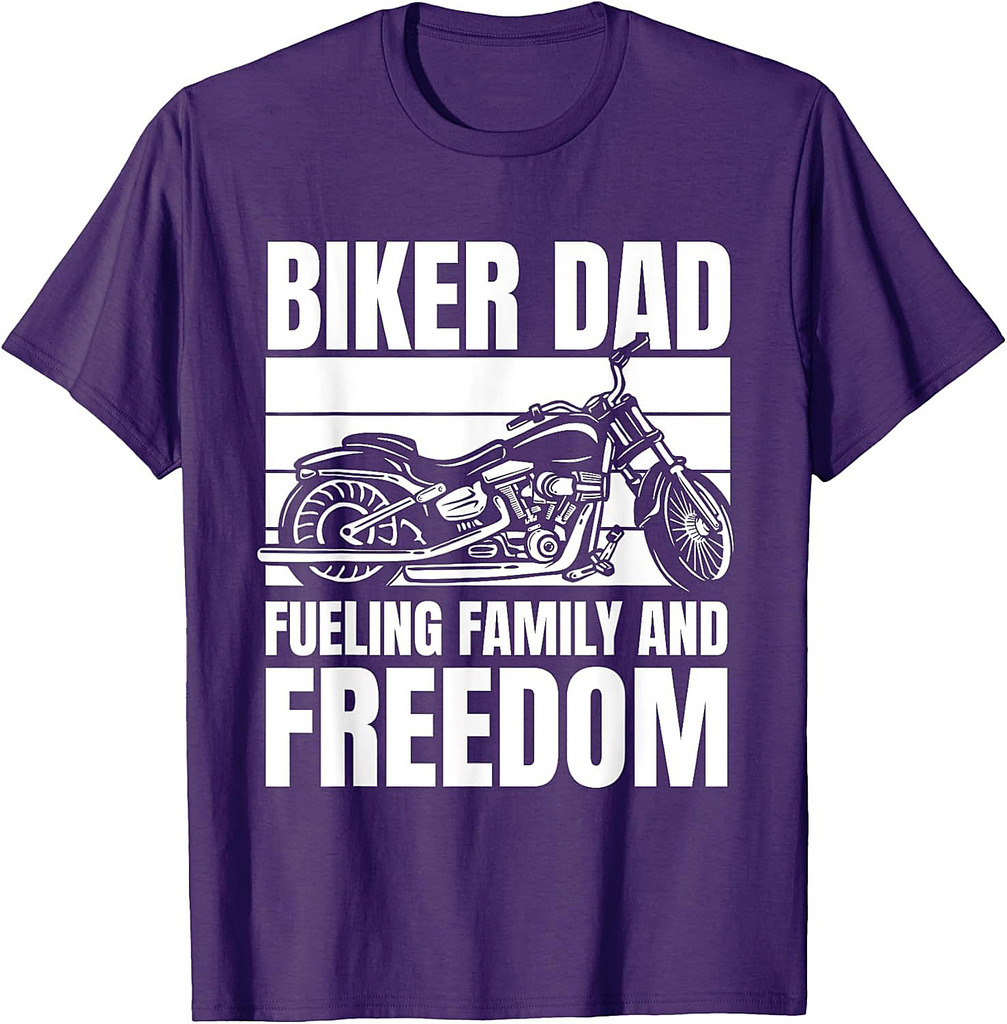 Motorcycle Motorbike Biker  Motorbiker Motorcycle Dad T-Shirt
