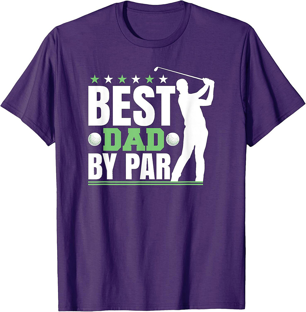 Golfer Men Golfing Dad Fathers Day Golf T-Shirt