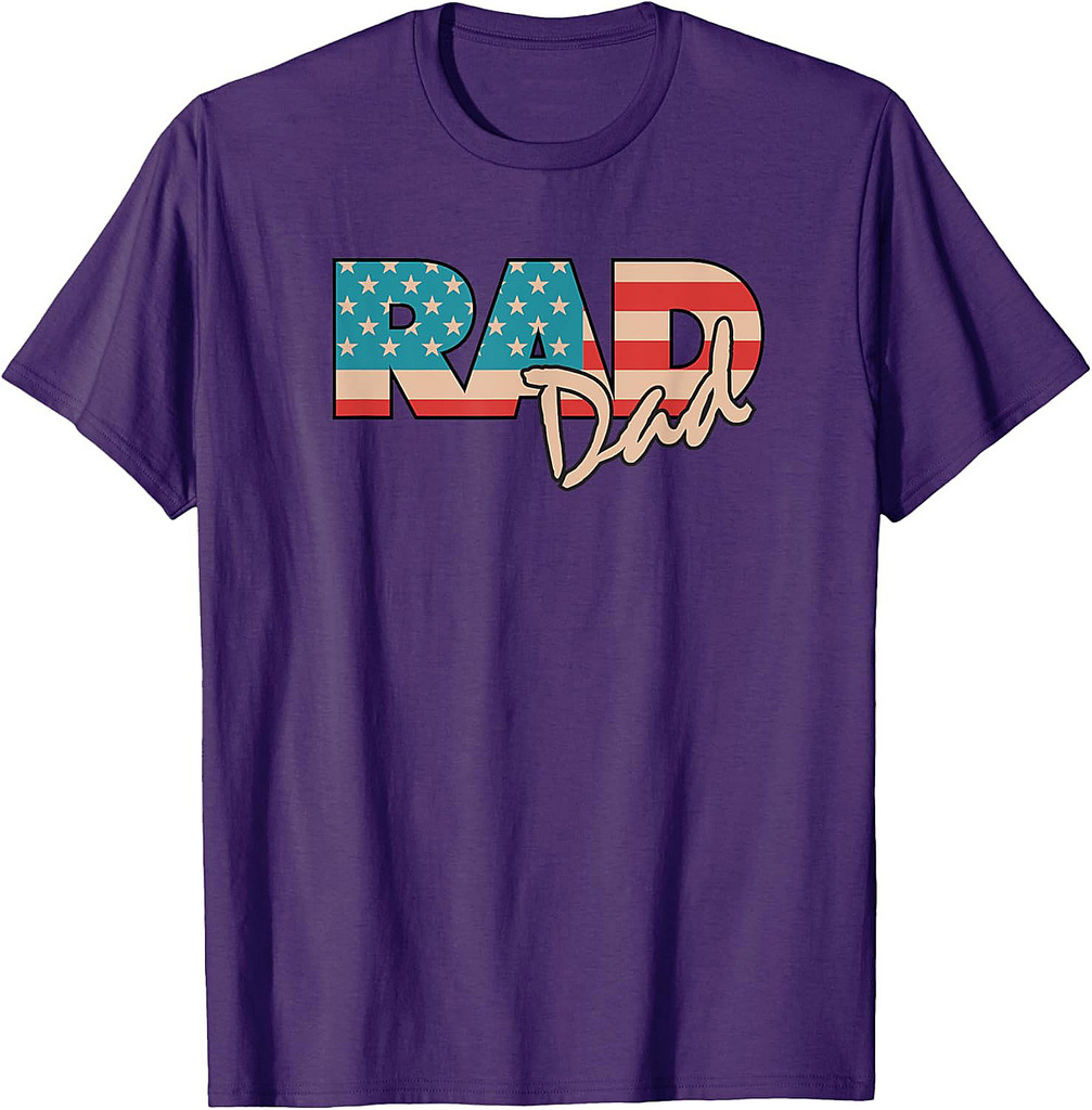 Rad Dad 1990's retro Gift for Farther T-Shirt