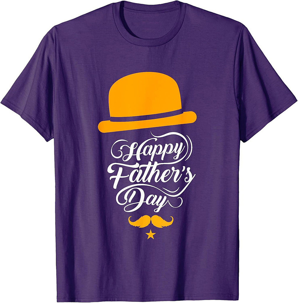 Cute Happy Father's Day For Men Dad Grandpa Love T-Shirt