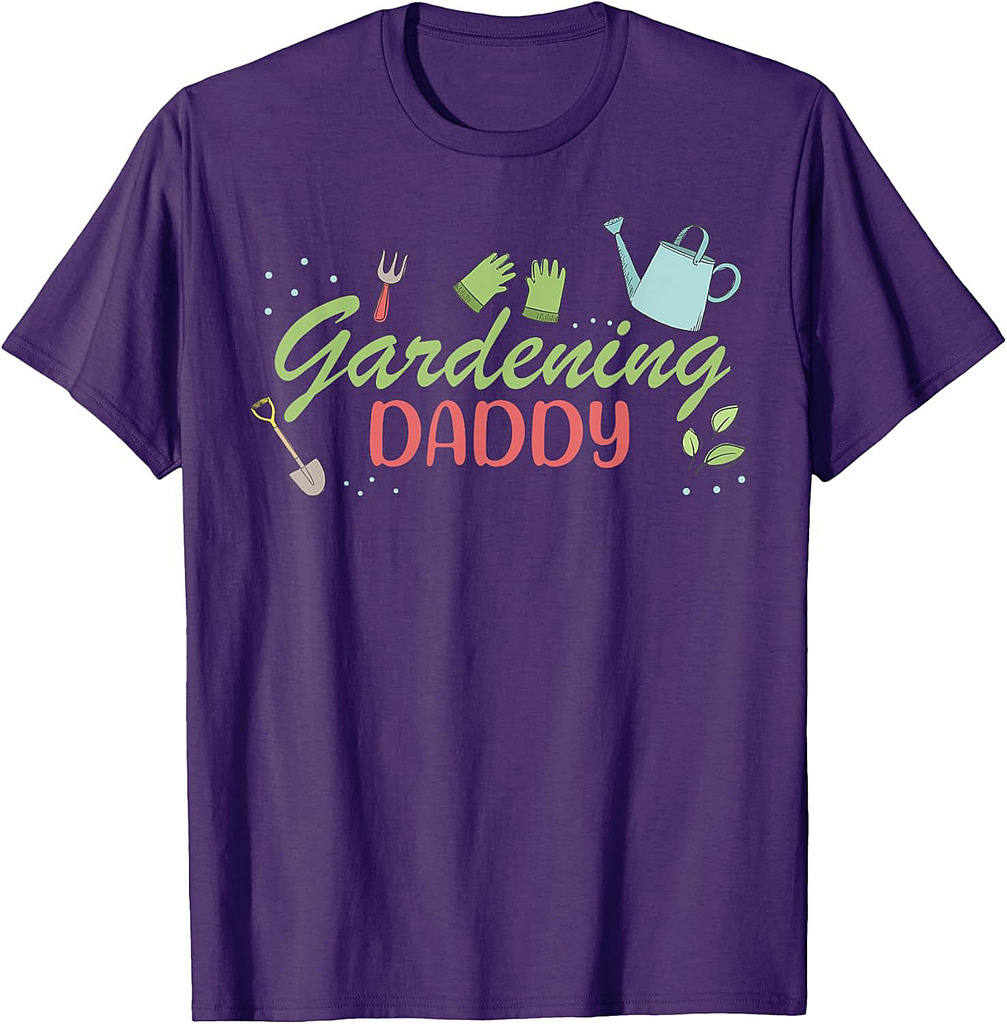 Gardening DADDY Cute Garden Plant Growing Lover Father Day T-Shirt