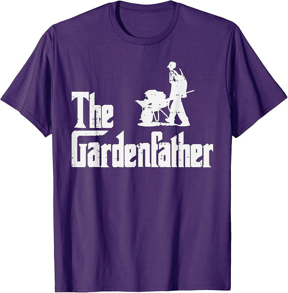Gardening The Gardenfather Funny Movie Pun Fathers Day T-Shirt