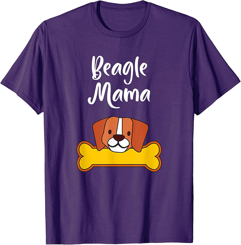 Beagle Mama Dog Mom Cute Womens Gift T-shirt