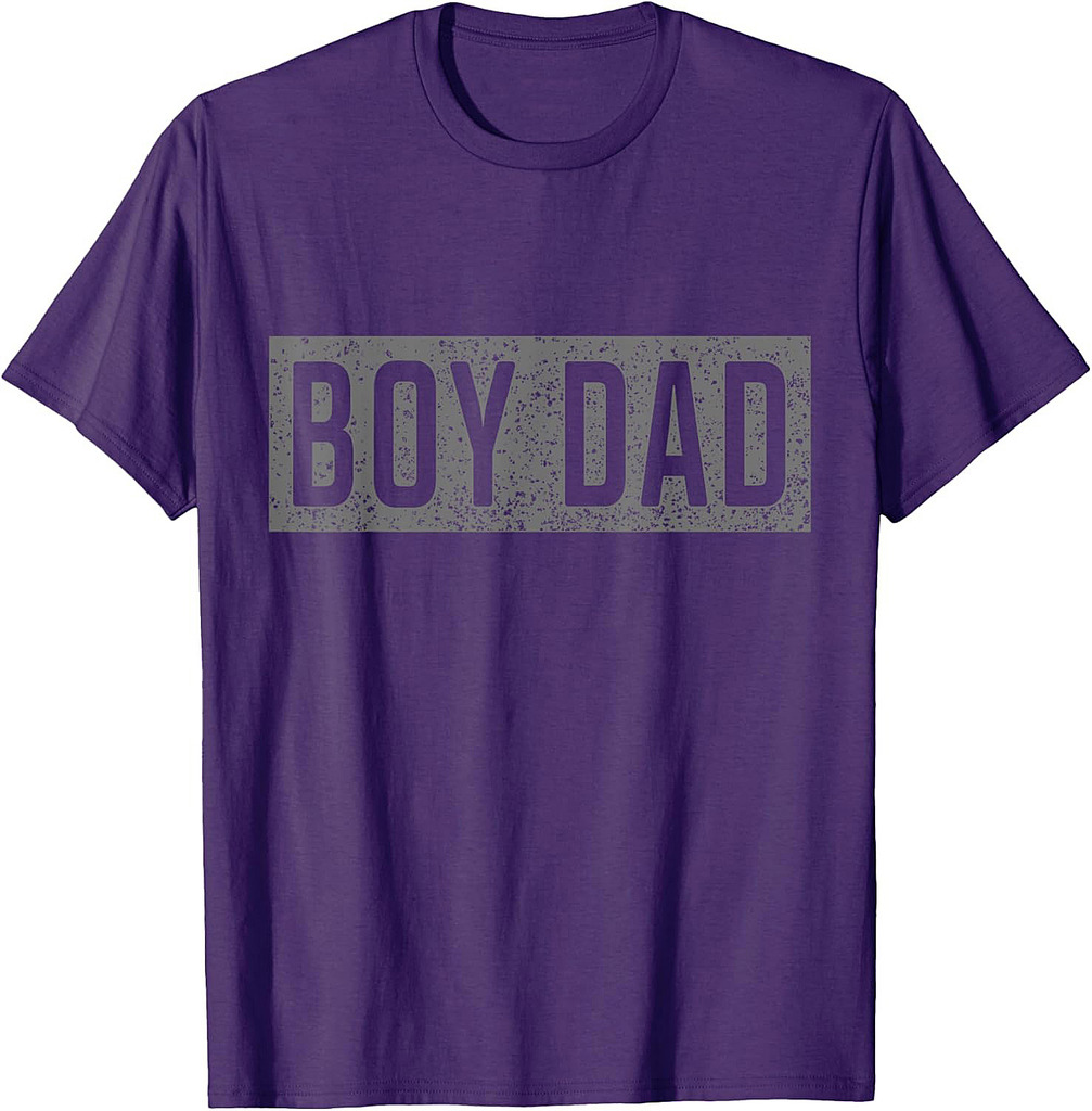 Proud Dad Of A Boy Funny Shirt For Mens Dad Fathers Day T-Shirt