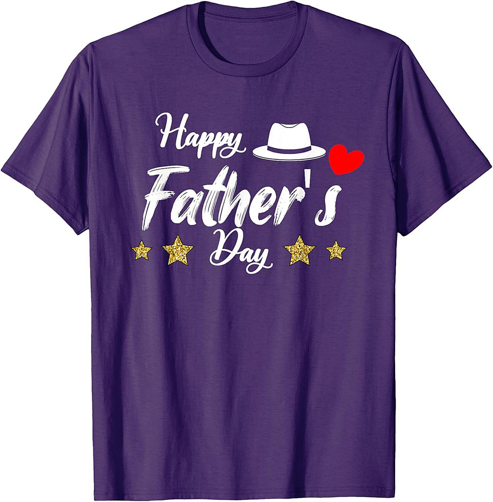 Happy Father's Day Tshirt for Men Dad Grandpa Love T-Shirt