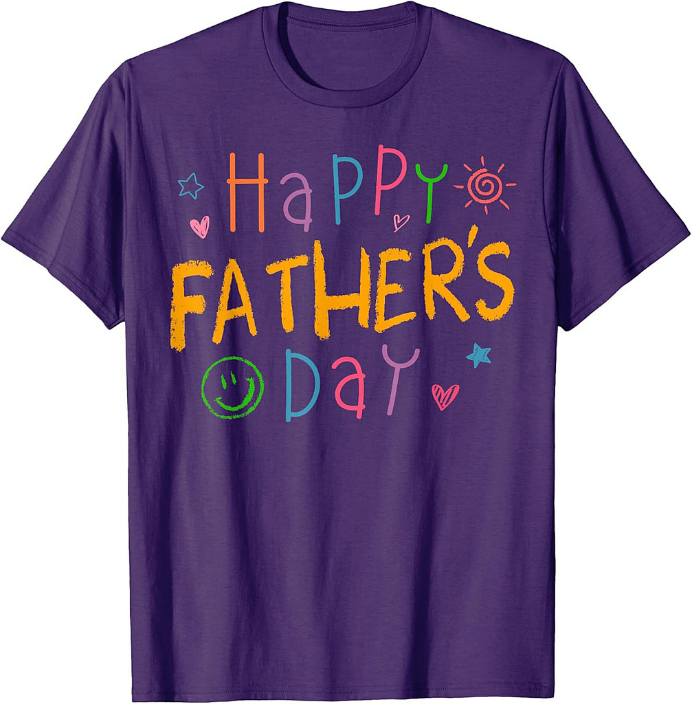 Happy Fathers Day Shirt For Toddler Baby Kids Saying For Dad T-Shirt