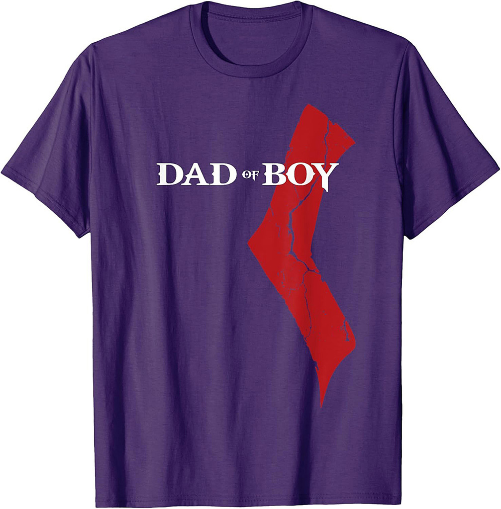 God of Boy  Dad Video Game Tshirt Father's Day Edition T-Shirt
