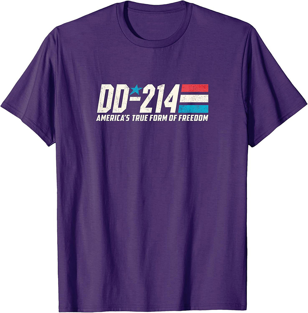 DD-214 Armed Forces Military Alumni Vintage Veteran T-Shirt